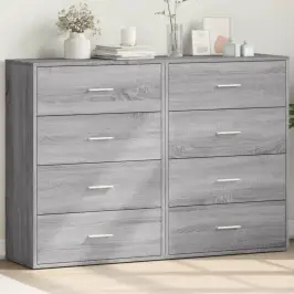 Puhvetkapid 2 Tk, Hall Sonoma Tamm, 60 X 31 X 84 cm Tehispuit