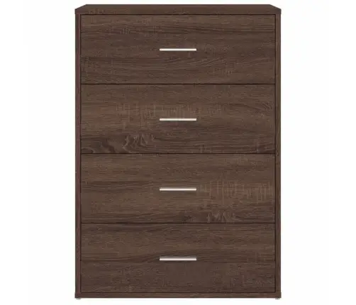 Puhvetkapid 2 Tk, Pruun Tamm, 60 X 31 X 84 cm Tehispuit