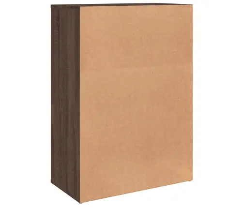 Puhvetkapid 2 Tk, Pruun Tamm, 60 X 31 X 84 cm Tehispuit