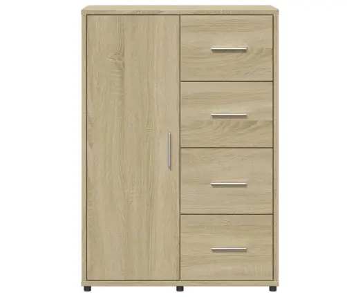 Puhvetkapid 2 Tk, Sonoma Tamm, 60 X 31 X 84 cm Tehispuit