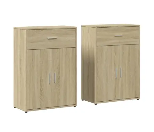 Kumodes 2 Gab., Ozolkoka Krāsa, 60X30X84 Cm, Inženierijas Koks Vidaxl Kumodes 2 Gab., Ozolkoka Krāsa, 60X30X84 Cm, Inženierijas Koks Vidaxl