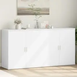 Kumodes, 2 Gab., Baltas, 79X38X80 Cm, Inženierijas Koks Vidaxl