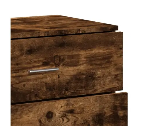 Kumodes, 3 Gab., Ozolkoka Krāsa, Inženierijas Koks Vidaxl