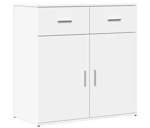 Puhvetkapid 2 Tk, Valge, 79 X 38 X 80 cm Tehispuit