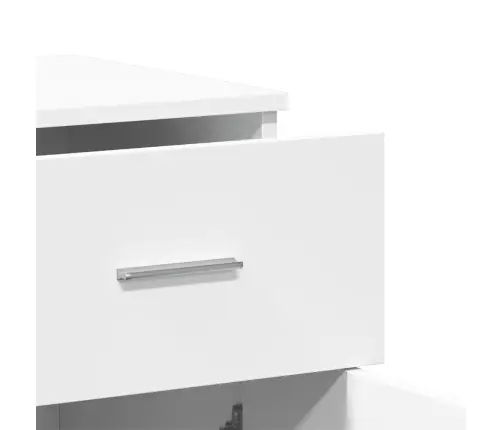 Puhvetkapid 2 Tk, Valge, 79 X 38 X 80 cm Tehispuit