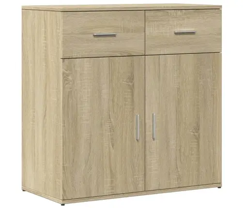 Kumodes, 2 Gab., Ozolkoka Krāsa, 79X38X80 Cm, Inženierijas Koks Vidaxl