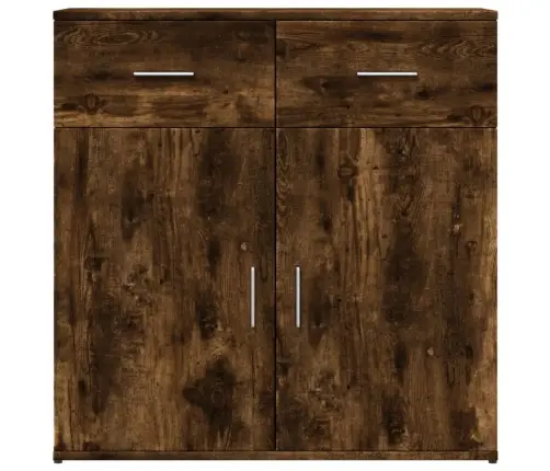 Kumodes, 2 Gab., Ozolkoka Krāsa, 79X38X80 Cm, Inženierijas Koks Vidaxl