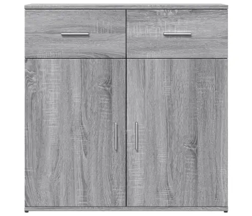 Kumodes, 2 Gab., Pelēka Ozola, 79X38X80 Cm, Inženierijas Koks Vidaxl