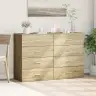 Kumodes, 2 Gab., Ozolkoka Krāsa, 60X39X80 Cm, Inženierijas Koks Vidaxl Kumodes, 2 Gab., Ozolkoka Krāsa, 60X39X80 Cm, Inženierijas Koks Vidaxl