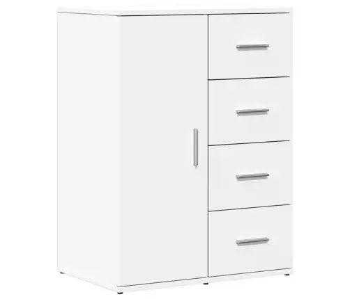 Kumodes, 2 Gab., Baltas,  59X39X80 Cm, Inženierijas Koks Vidaxl