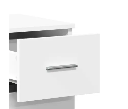 Kumodes, 2 Gab., Baltas,  59X39X80 Cm, Inženierijas Koks Vidaxl