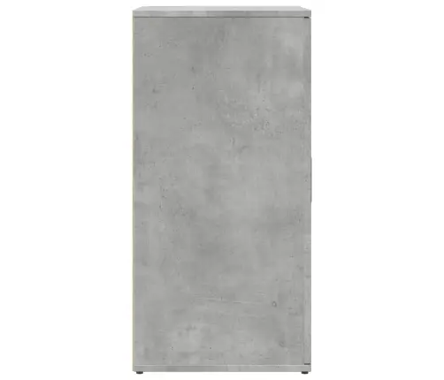Kumodes, 2 Gab., Betona Pelēkas, 59X39X80 Cm, Inženierijas Koks Vidaxl