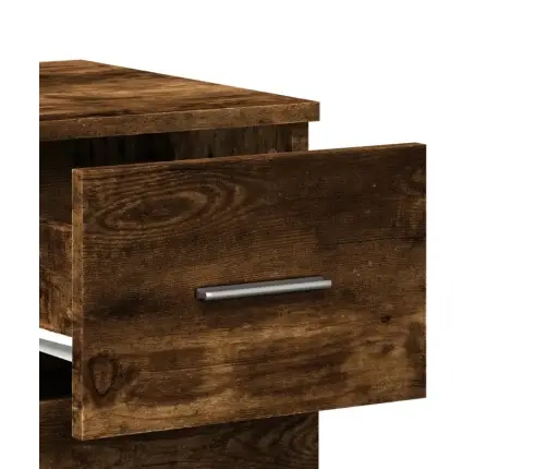 Puhvetkapid 2 Tk, Suitsutatud Tamm, 59X39X80 cm Tehispuit Puhvetkapid 2 Tk, Suitsutatud Tamm, 59X39X80 cm Tehispuit