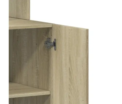 Virtuvės Spintelė, Ąžuolo, 60X50X180cm Apdirbta Mediena