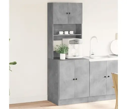 Köögikapp, Betoonhall, 60 X 50 X 180 cm Tehispuit
