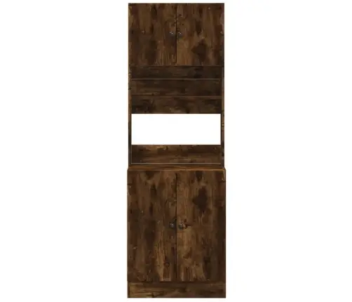 Köögikapp, Suitsutatud Tamm, 60 X 50 X 180 cm Tehispuit