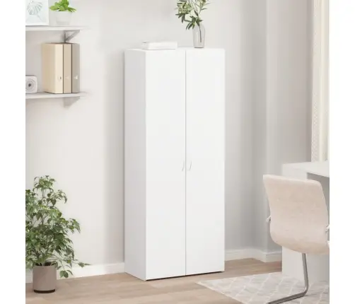 Spintelė Dokumentams, Balta, 60X32X153cm Apdirbta Mediena