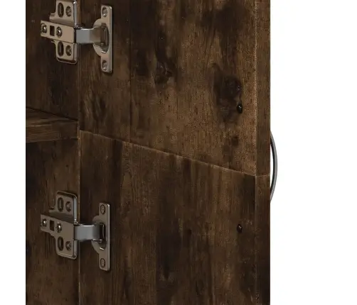 Dokumentu Skapītis, Koka Krāsa, 60X32X153 Cm, Inženierijas Koks Vidaxl