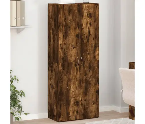 Dokumentu Skapītis, Koka Krāsa, 60X32X153 Cm, Inženierijas Koks Vidaxl