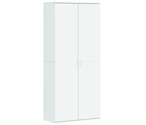 Augstais Skapītis, Balts, 80X35X180 Cm, Inženierijas Koks Vidaxl