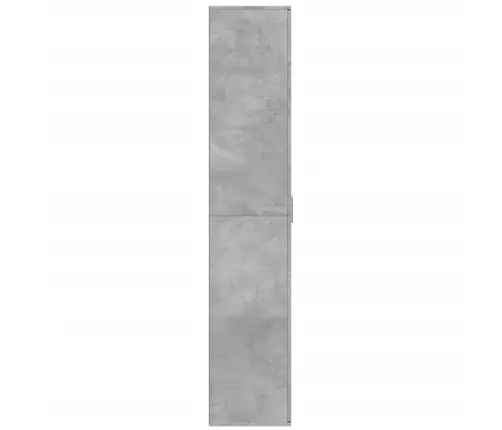 Augstais Skapītis Betona Pelēks 80X35X180 Cm Inženierijas Koks Vidaxl