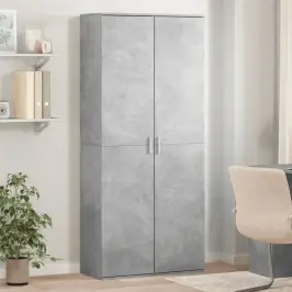 Augstais Skapītis Betona Pelēks 80X35X180 Cm Inženierijas Koks Vidaxl Augstais Skapītis Betona Pelēks 80X35X180 Cm Inženierijas Koks Vidaxl