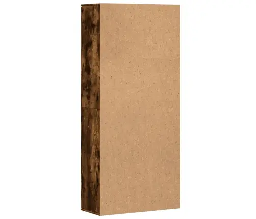 Augstais Skapītis Ozolkoka Krāsa 80X35X180 Cm Inženierijas Koks Vidaxl