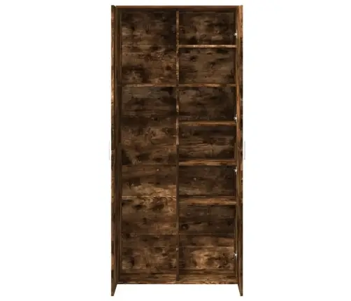 Augstais Skapītis Ozolkoka Krāsa 80X35X180 Cm Inženierijas Koks Vidaxl