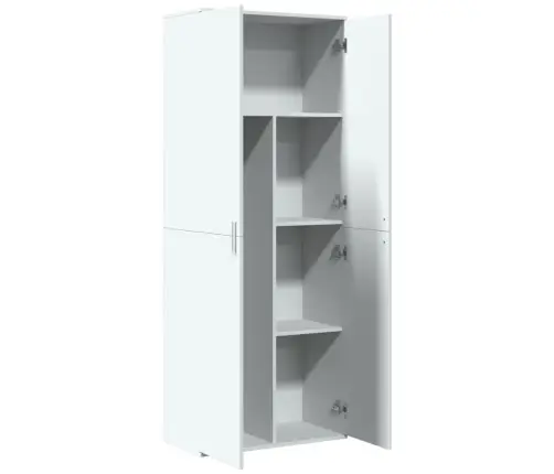 Augstais Skapītis, Balts, 70X35X180 Cm Inženierijas Koks Vidaxl