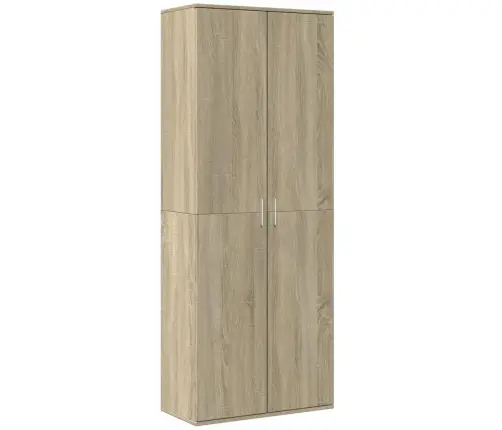 Kõrge Kapp, Sonoma Tamm, 70 X 35 X 180 cm Tehispuit