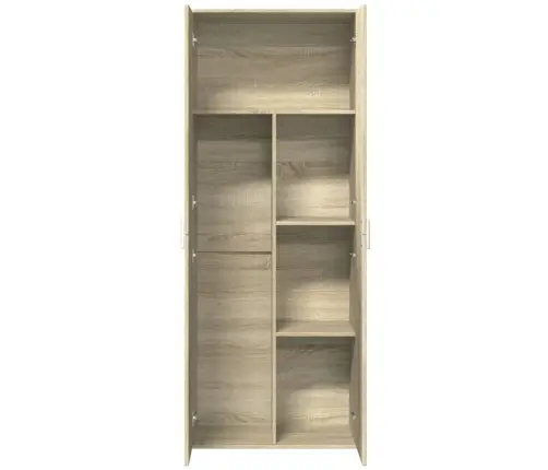 Kõrge Kapp, Sonoma Tamm, 70 X 35 X 180 cm Tehispuit