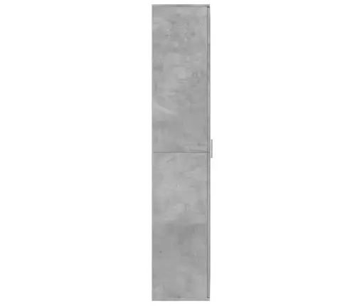 Augstais Skapītis Betona Pelēks 70X35X180 Cm Inženierijas Koks Vidaxl