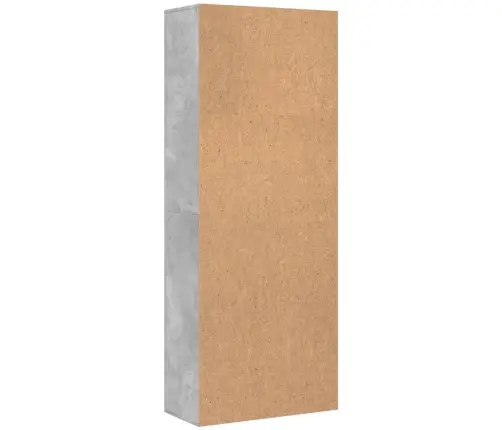 Augstais Skapītis Betona Pelēks 70X35X180 Cm Inženierijas Koks Vidaxl