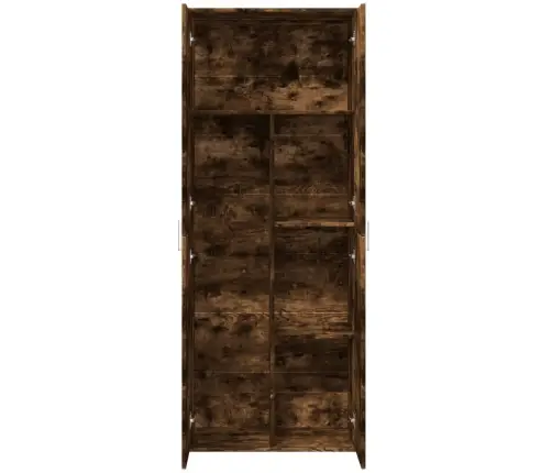 Kõrge Kapp, Suitsutatud Tamm, 70 X 35 X 180 cm Tehispuit