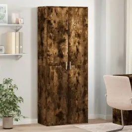 Augstais Skapītis Ozolkoka Krāsa 70X35X180 Cm Inženierijas Koks Vidaxl