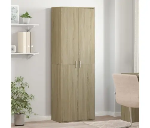 Skapis, Ozolkoka Krāsa, 60X35X180 Cm, Inženierijas Koks Vidaxl