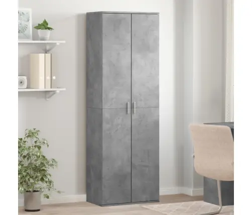 Skapis, Betona Pelēks, 60X35X180 Cm, Inženierijas Koks Vidaxl