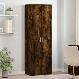 Kõrge Kapp, Suitsutatud Tamm, 60 X 35 X 180 cm Tehispuit