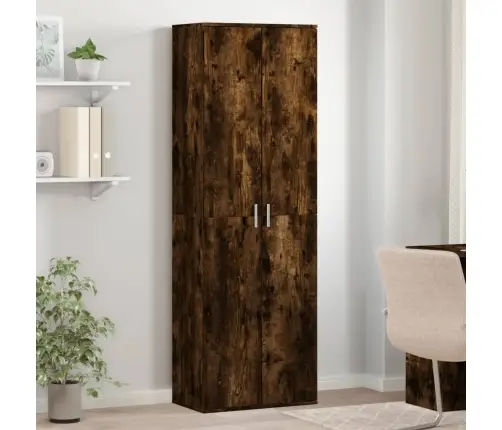 Kõrge Kapp, Suitsutatud Tamm, 60 X 35 X 180 cm Tehispuit