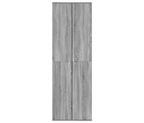 Skapis, Pelēka Ozola, 60X35X180 Cm, Inženierijas Koks Vidaxl