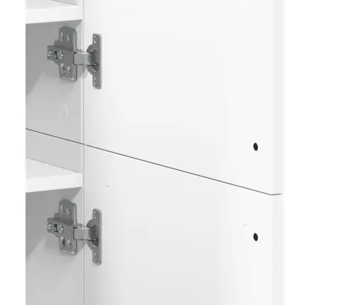 Kingakapp, Valge, 80 X 39 X 178 Cm Tehispuit