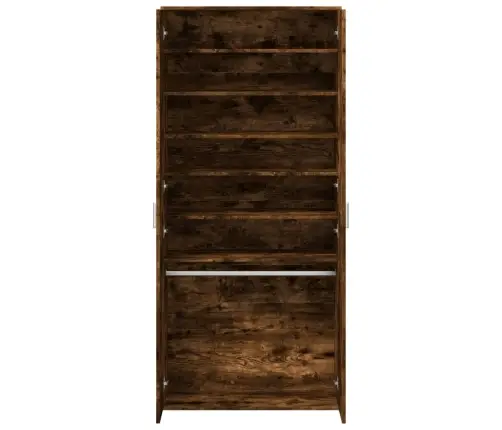 Spintelė Batams, Dūminio Ąžuolo, 80X39X178cm Apdirbta Mediena