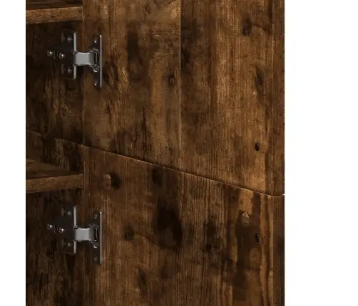 Spintelė Batams, Dūminio Ąžuolo, 80X39X178cm Apdirbta Mediena