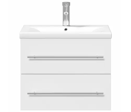 Vannasistabas Skapītis Ar Iebūvētu Izlietni, Balts Vidaxl