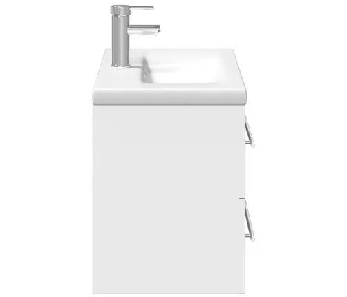 Vannitoakapp Sisseehitatud Valamuga, Valge