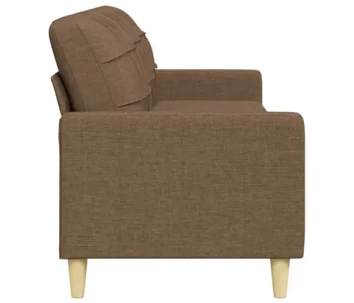 Trīsvietīgs Dīvāns, Brūns Audums, 210 Cm Vidaxl