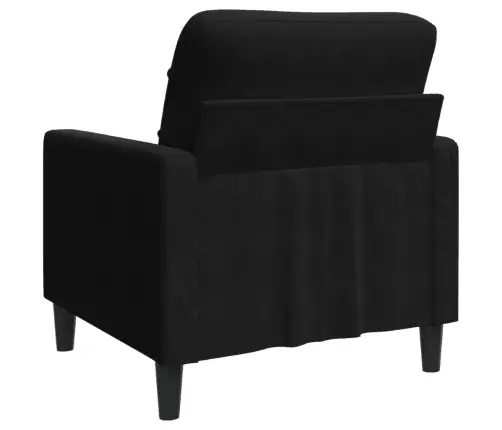 Atpūtas Krēsls, Melns, 60 Cm, Samts Vidaxl