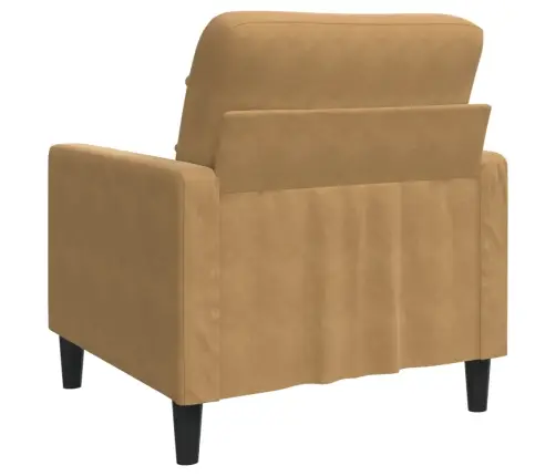 Atpūtas Krēsls, Brūns, 60 Cm, Samts Vidaxl