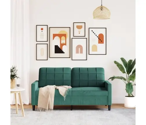2-Kohaline Diivan, Tumeroheline, 140 cm Samet