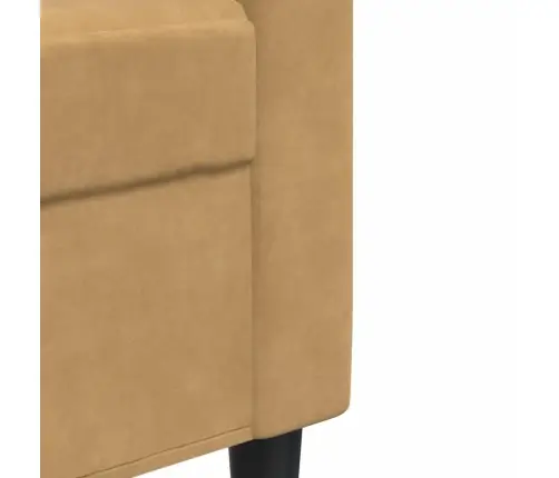 Trīsvietīgs Dīvāns, Brūns, 210 Cm, Samts Vidaxl